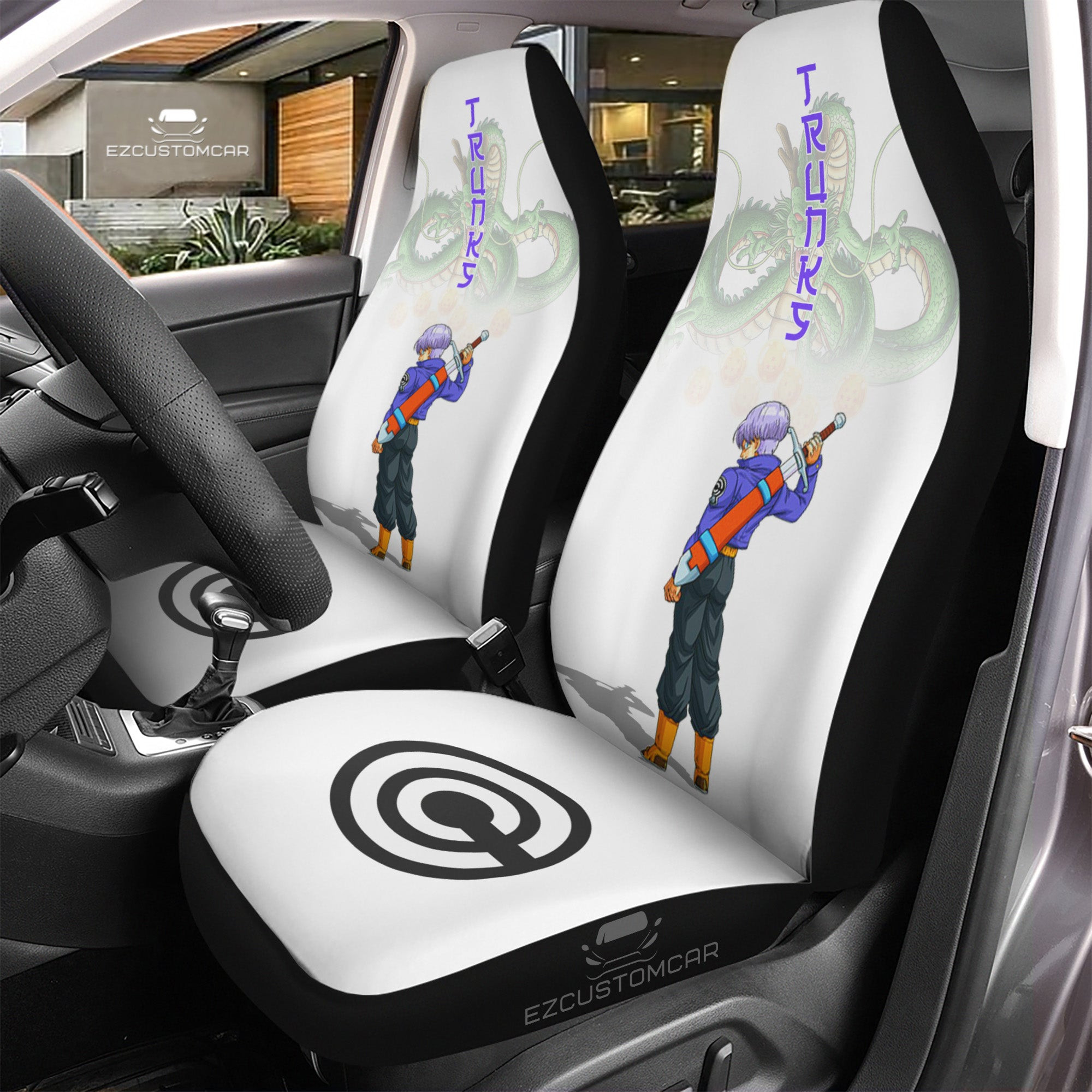 Dragon Ball Future Trunks Custom Car Seat Covers