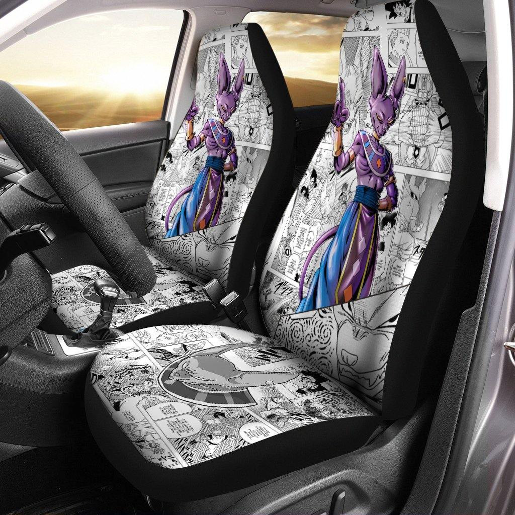 Dragon Ball Z Car Seat Covers Beerus Mix Manga