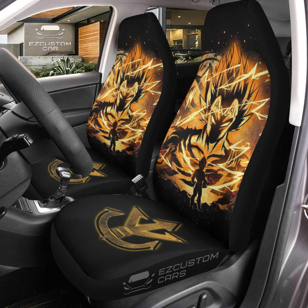 Dragon Ball Z Car Seat Covers Golden Cell