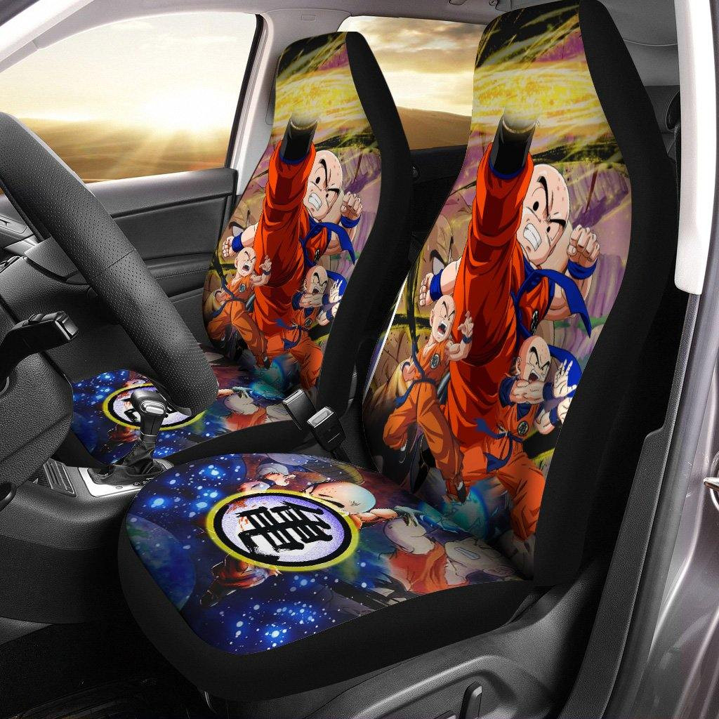 Dragon Ball Z Car Accessories Anime Seat Belt Covers Krillin