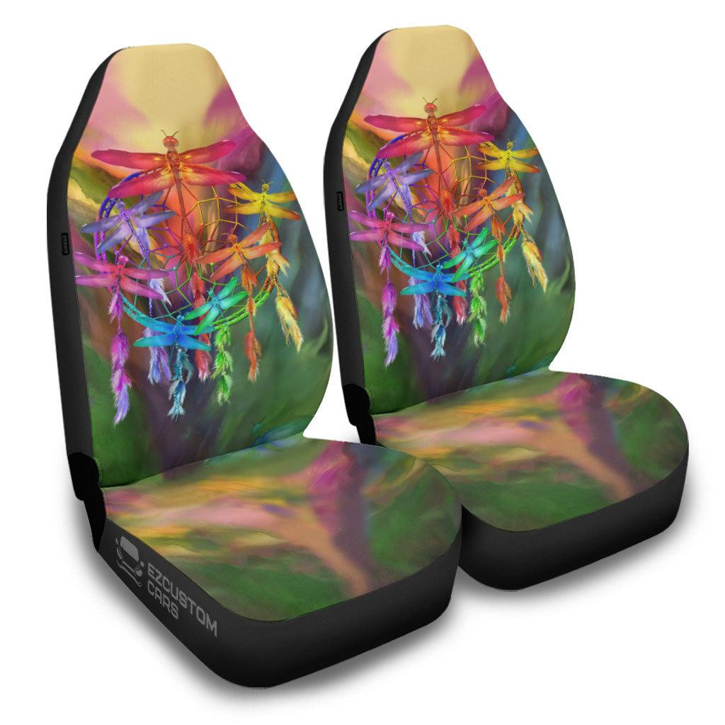 Dream Catcher Dragonfly Car Seat Covers Custom Dragonfly Car Accessories