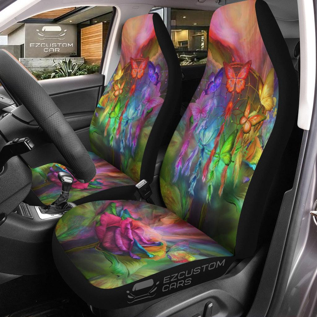 Galaxy Butterfly Car Seat Covers Custom Butterfly Car Accessories
