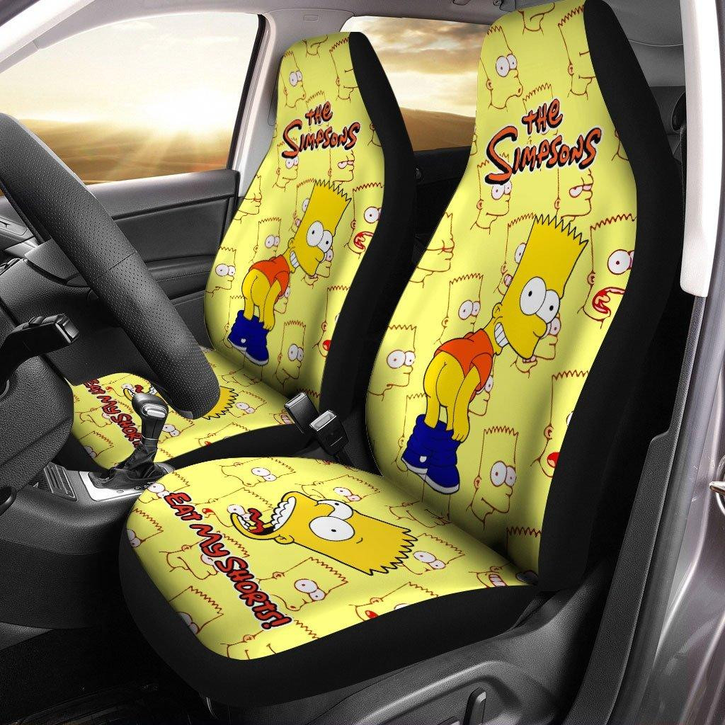Eat My Shorts The Simpson Car Seat Covers