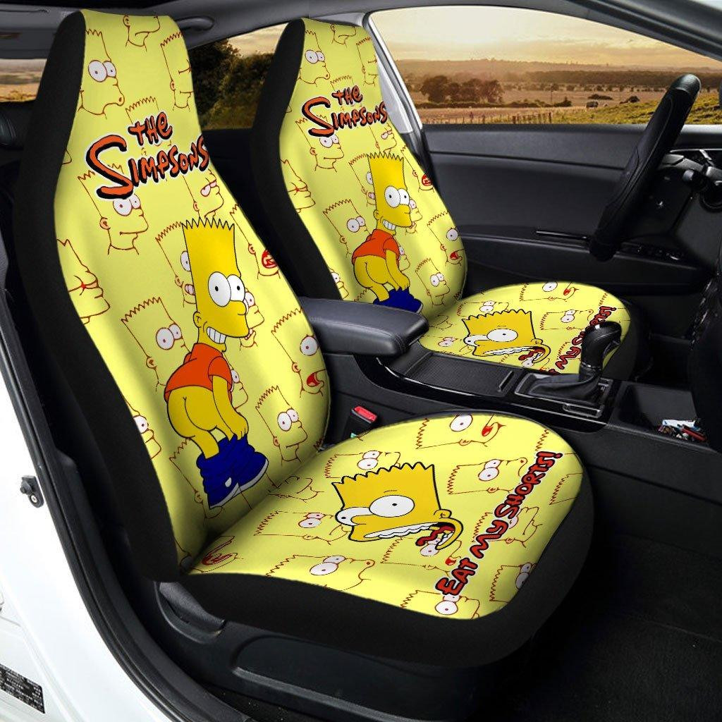 Eat My Shorts The Simpson Car Seat Covers