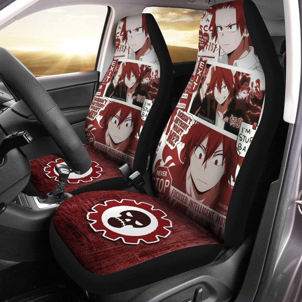 Eijiro Kirishima Manga Car Seat Covers Anime My Hero Academia Fan Gift Eijiro Kirishima Manga Car Seat Covers Anime My Hero Academia Fan Gift