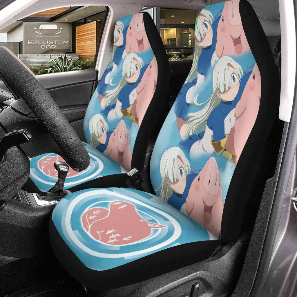 Elizabeth Liones Car Seat Covers Seven Deadly Sins