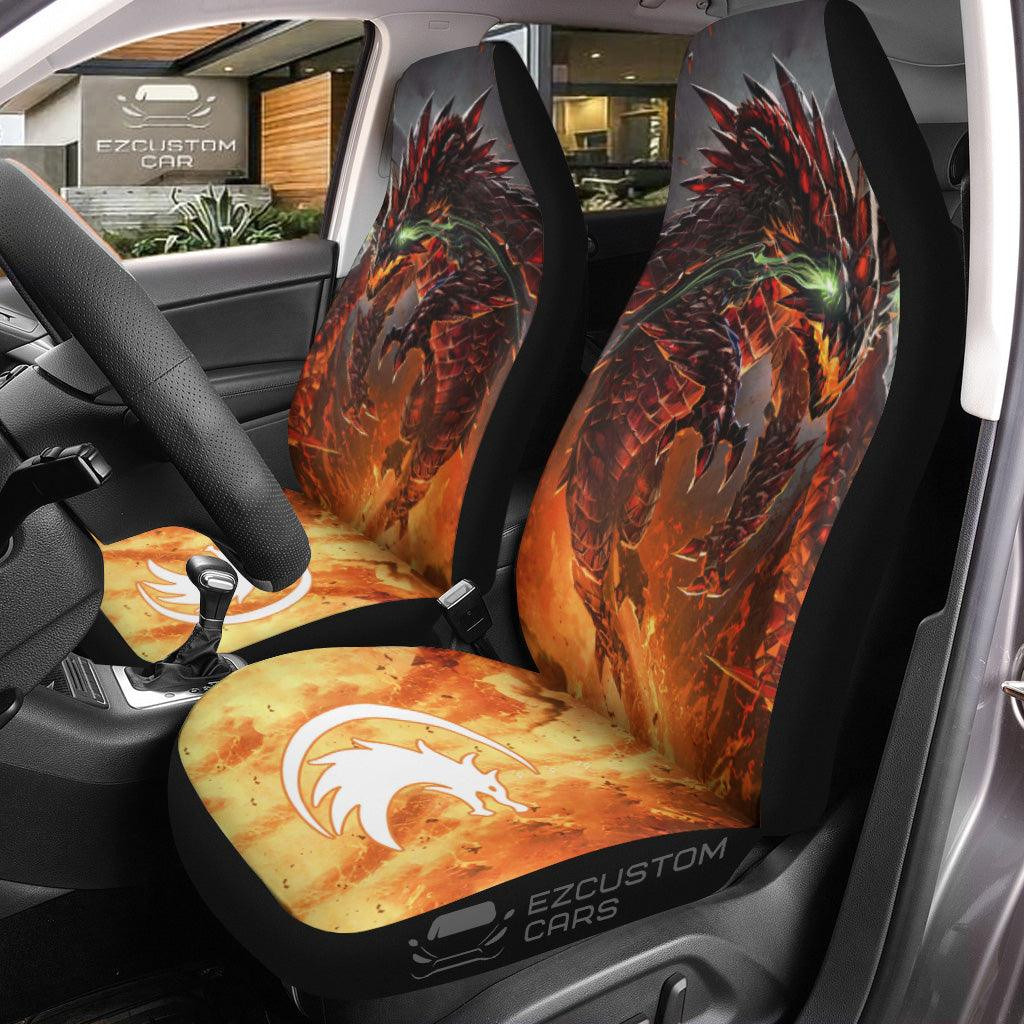 Fire Dragon Seat Belt Covers Custom Dragon Car Accessories