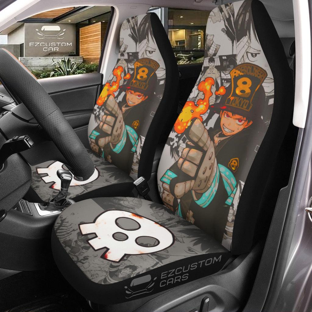 Fire Force Shinra Kusakabe  Anime Car Seat Covers