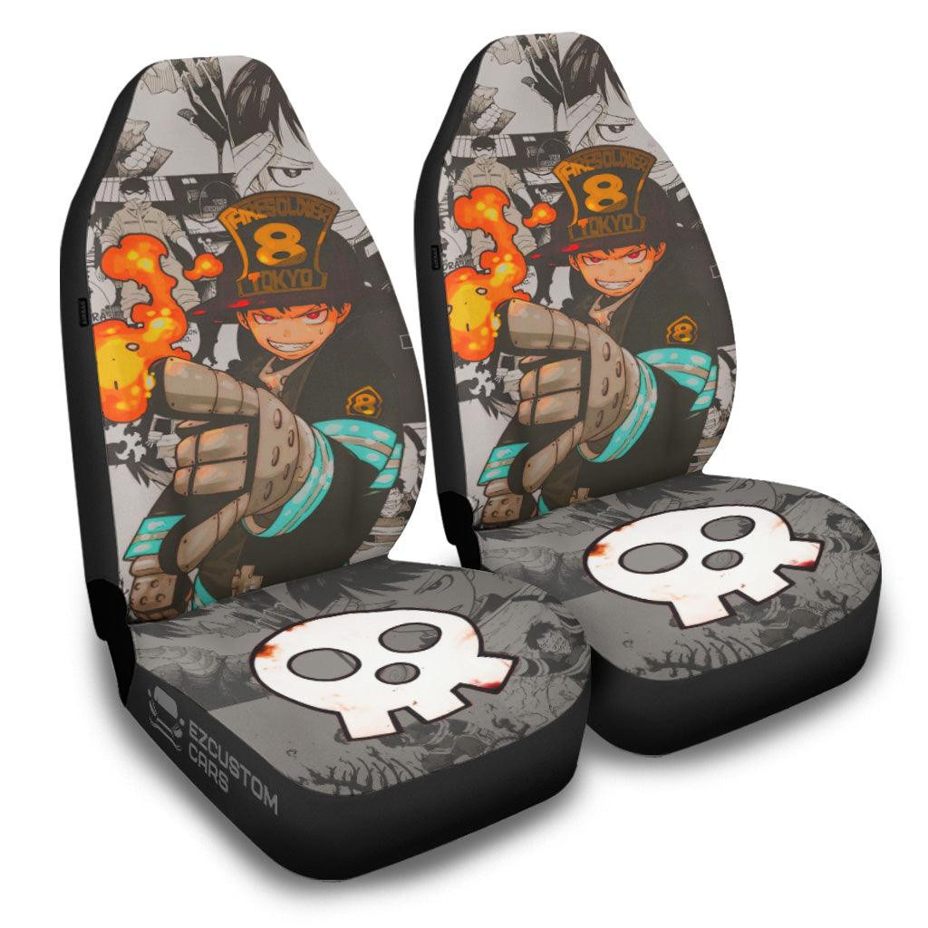 Fire Force Shinra Kusakabe Car Seat Covers
