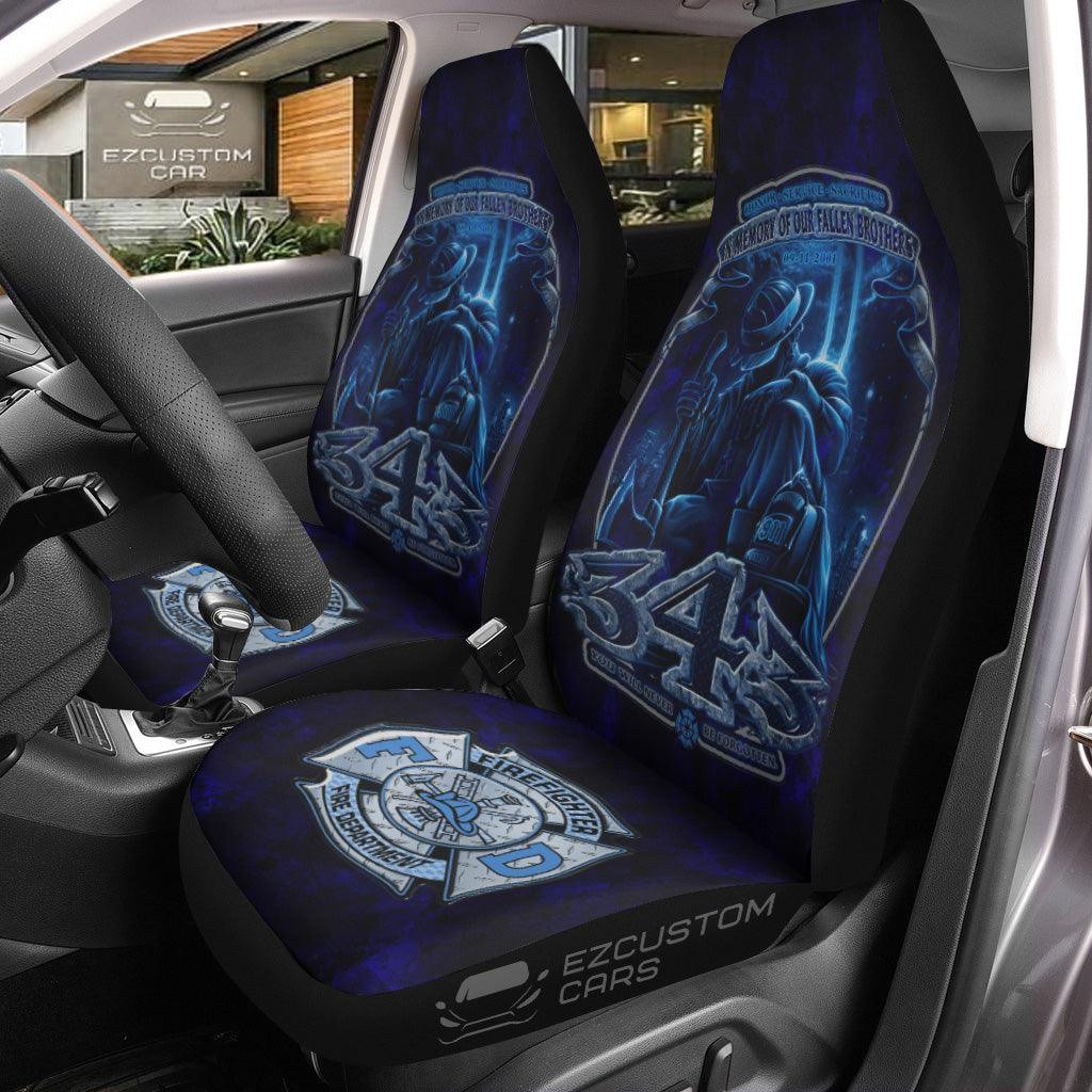 Firefighter Car Seat Covers Firefighter 343 Never Forgotten