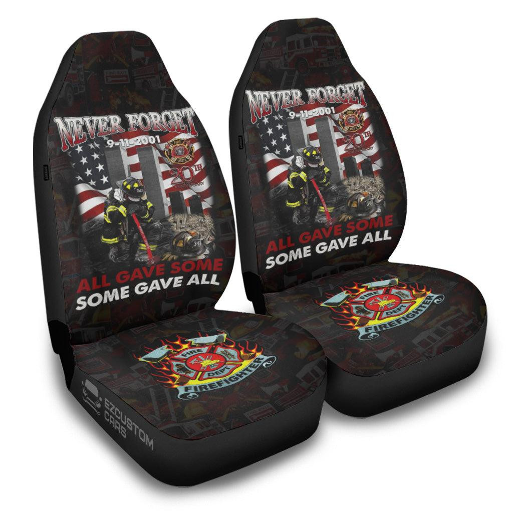 Firefighter Car Seat Covers Firefighter Never Forget
