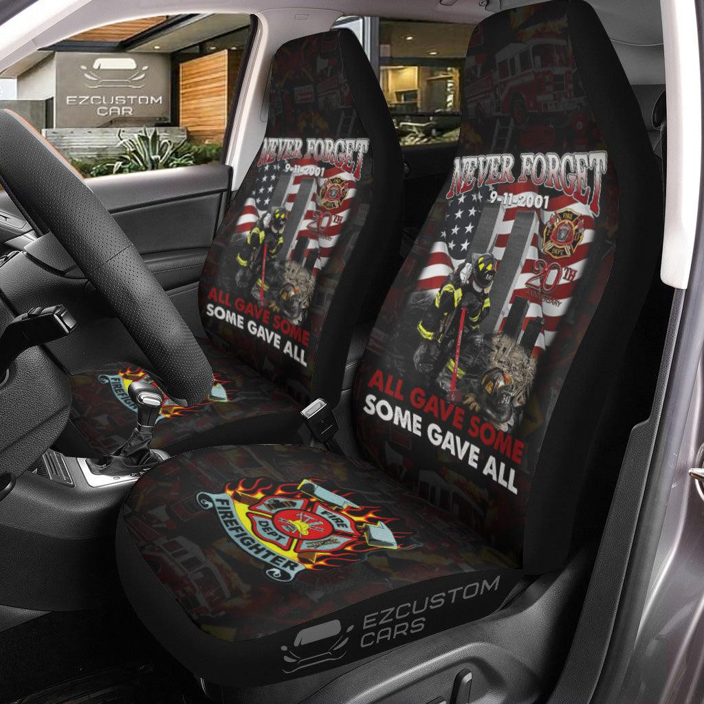 Firefighter Car Seat Covers Firefighter Never Forget