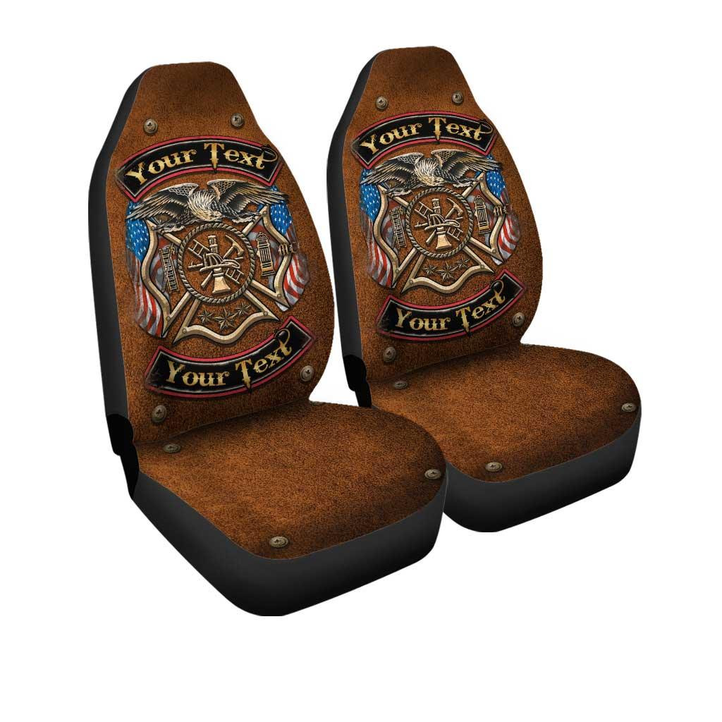 Firefighter Personalized Custom Car Seat Covers