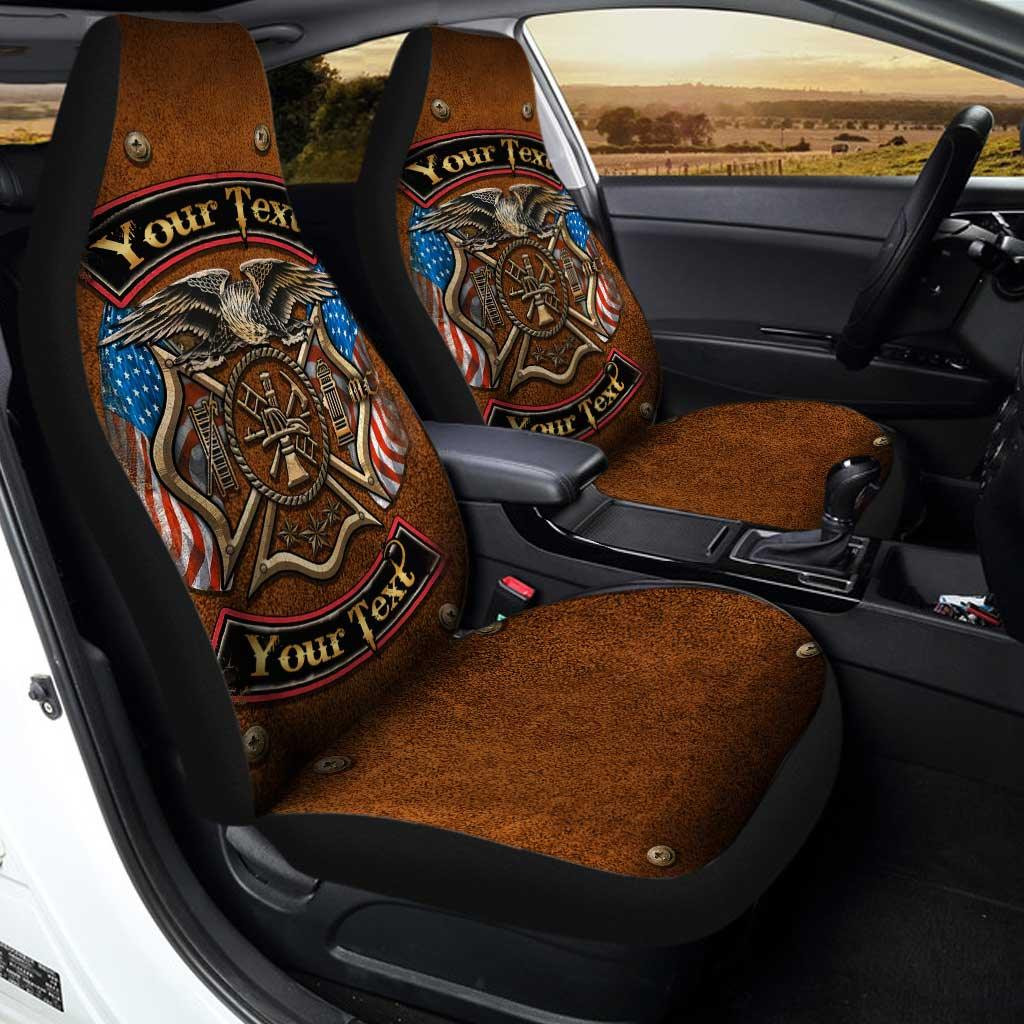 Firefighter Personalized Custom Car Seat Covers