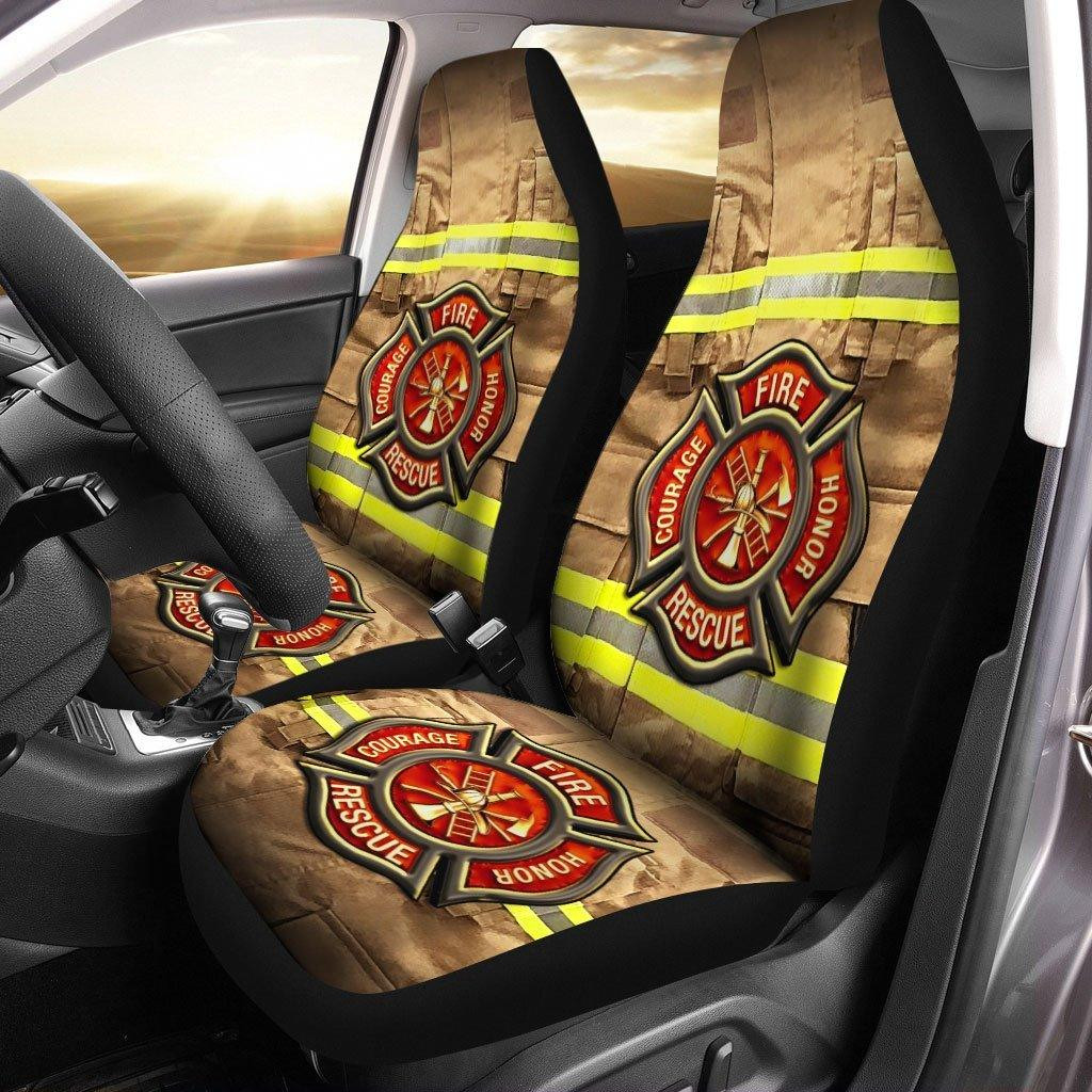 Firefighter Unifrom Custom Car Seat Covers