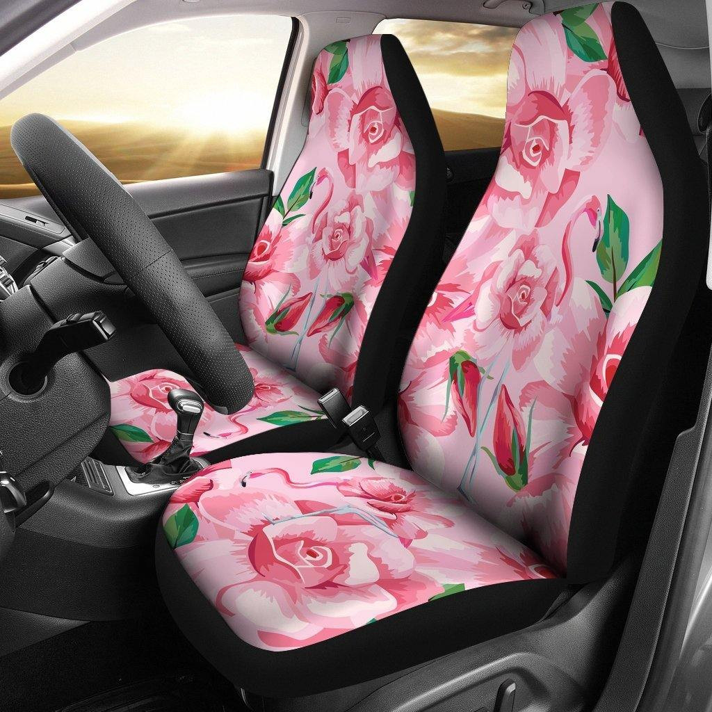 Flamingo Sweet Pattern Universal Fit Car Seat Covers