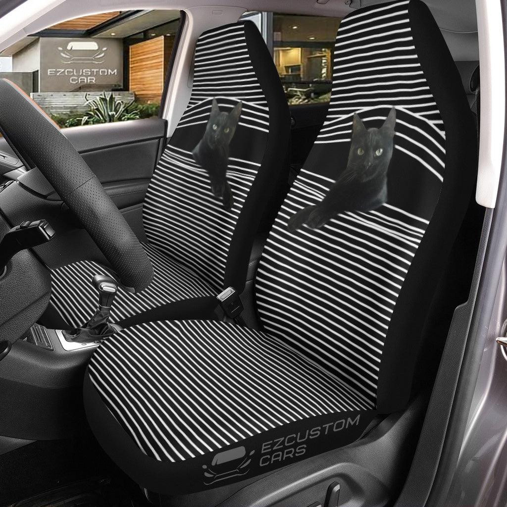 Funny Cat Car Seat Covers Custom Animal Car Accessories