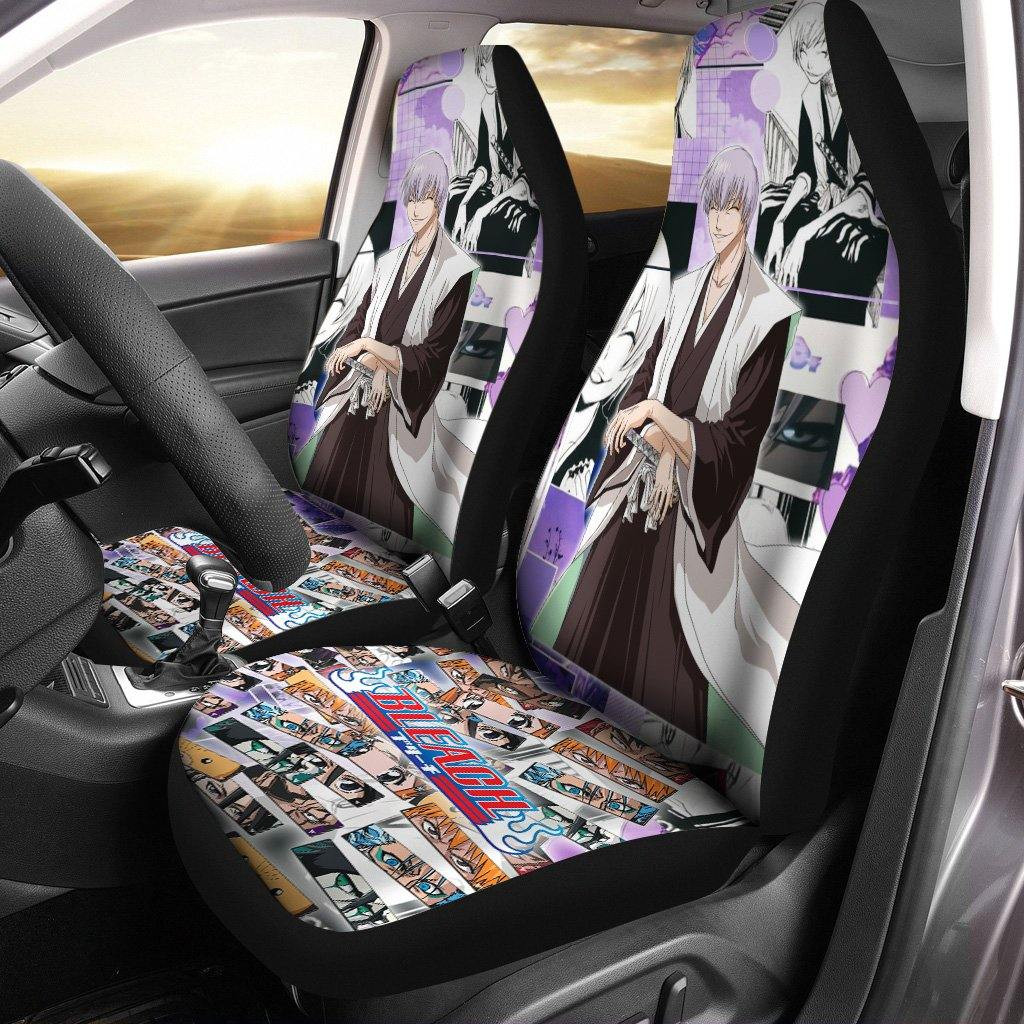 Gin Ichimaru Bleach Anime Custom Car Seat Covers Gin Ichimaru Bleach Anime Custom Car Seat Covers