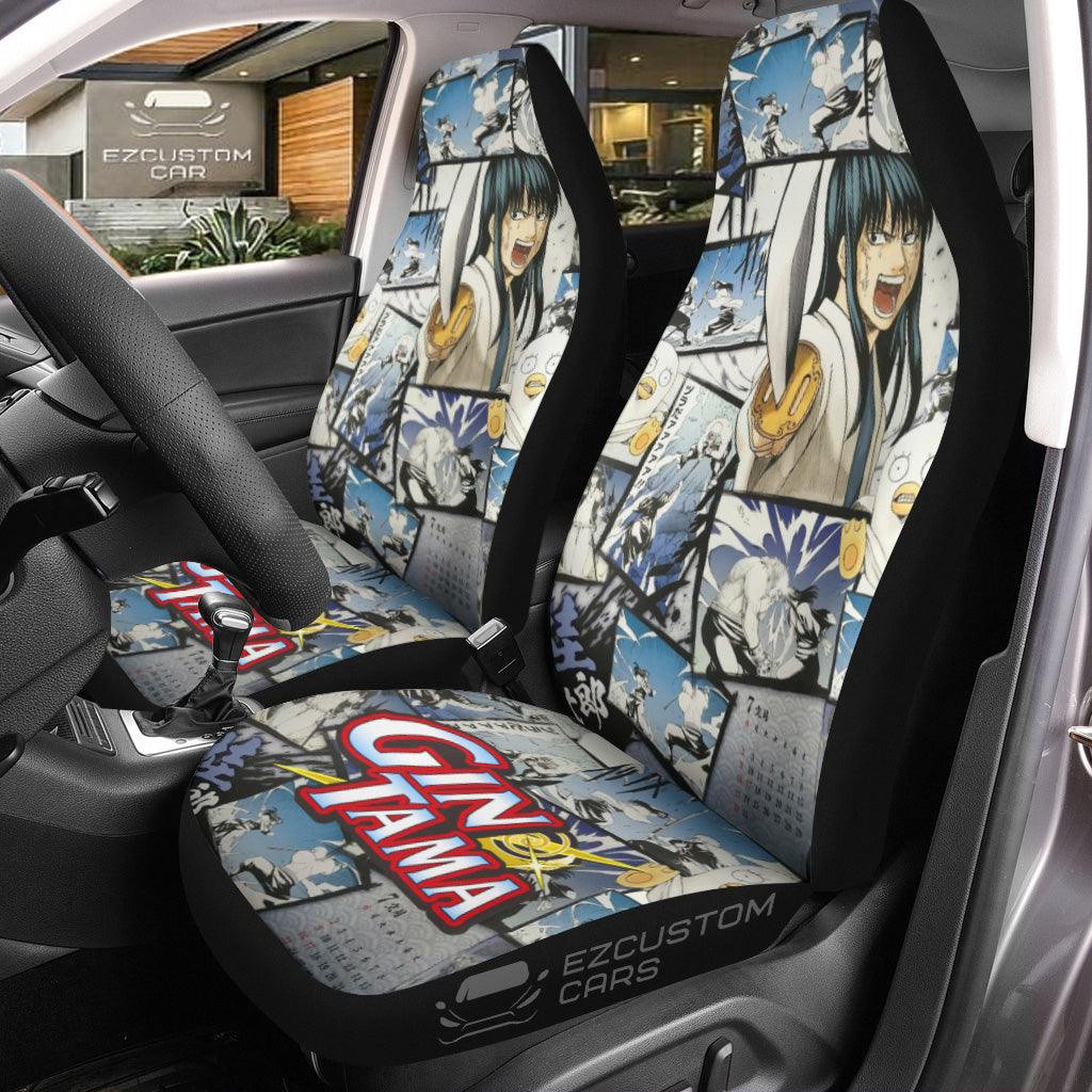 Gintama Katsura Kotarou Seat Belt Covers Anime Car Accessories Mixed Manga Style