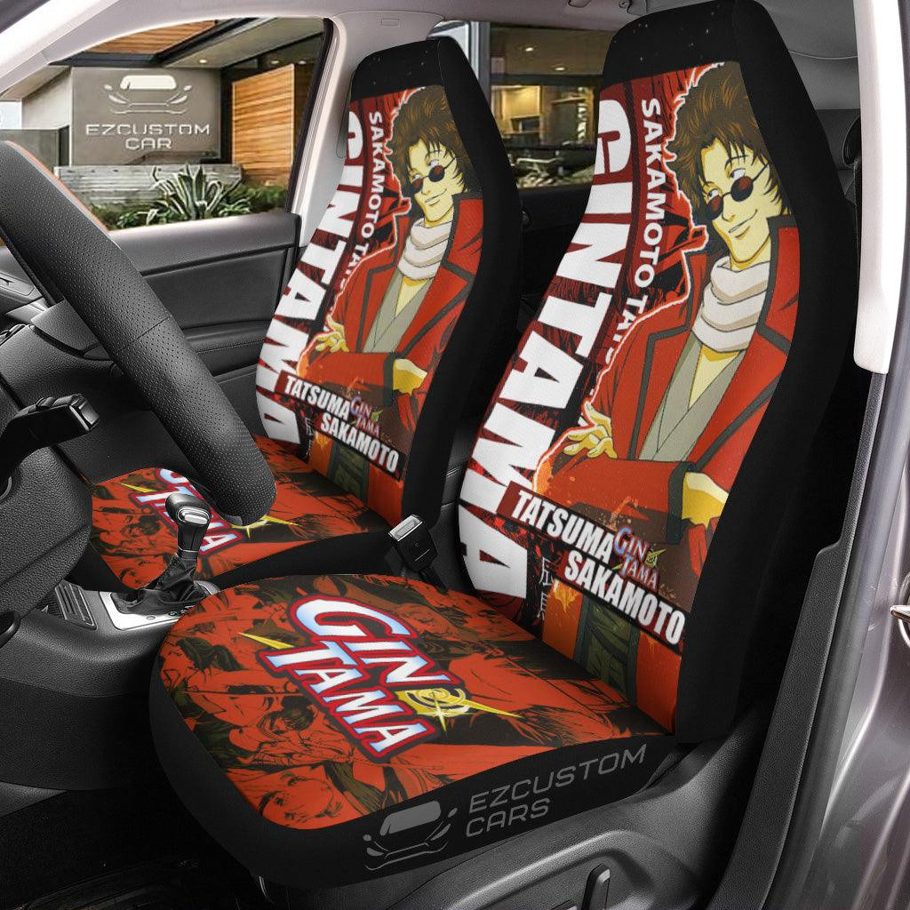 Gintama Sakamoto Tatsuma Seat Belt Covers Anime Car Accessories