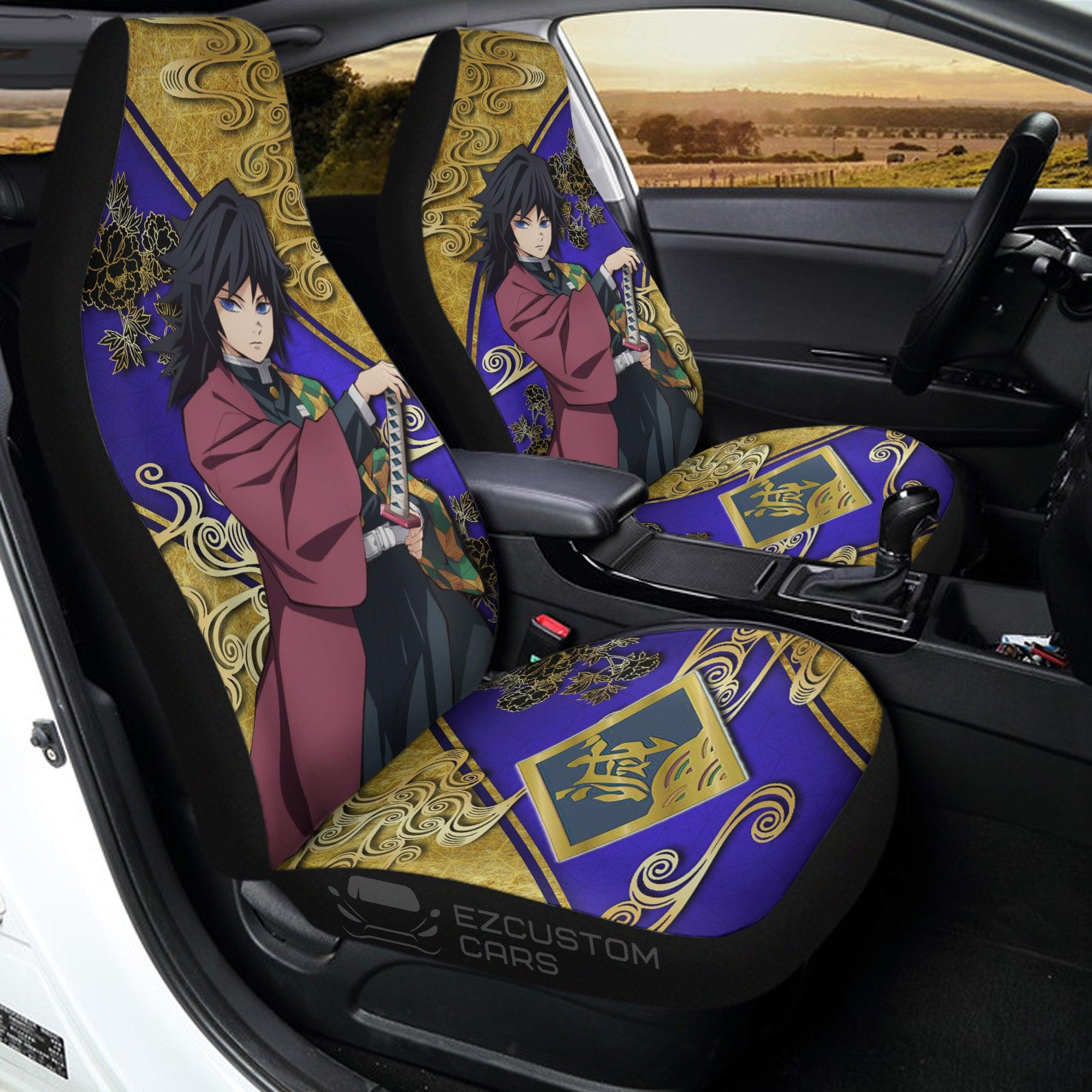 Giyu Tomioka Demon Slayer Car Seat Covers