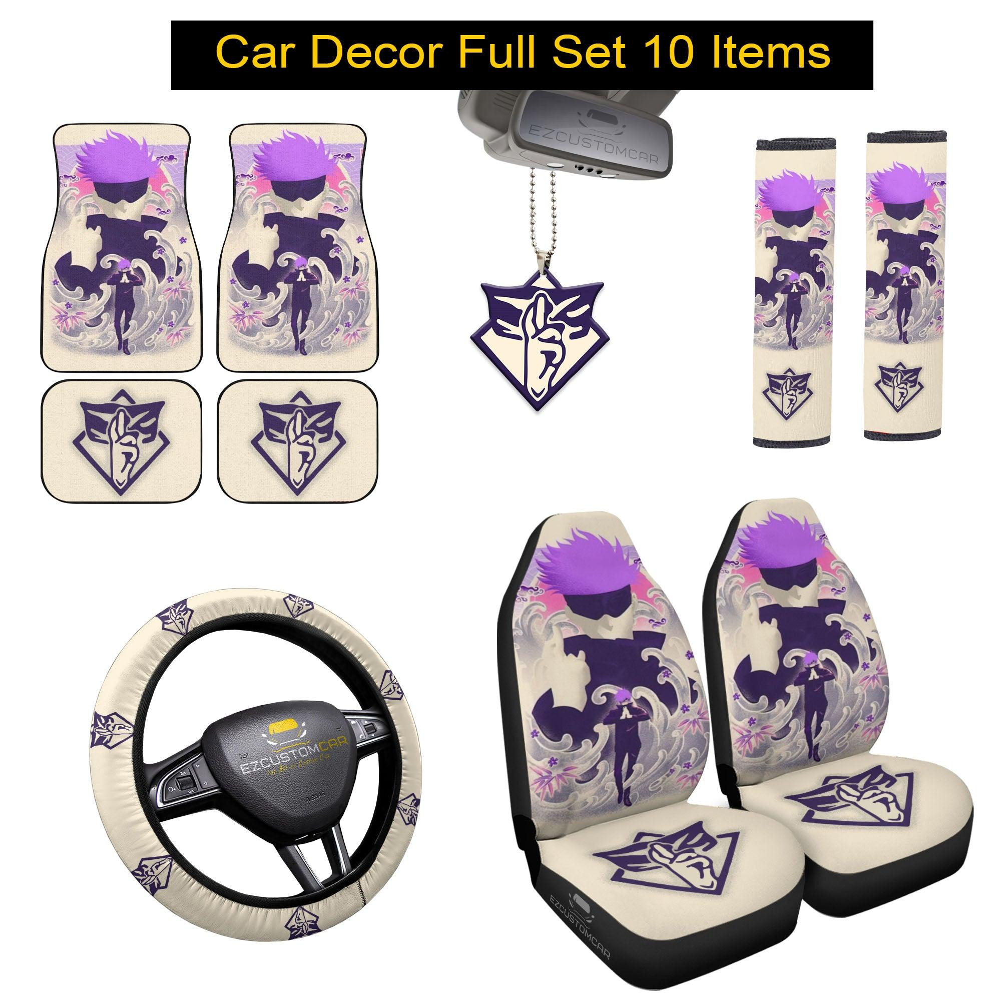 Satoru Gojo Jujutsu Kaisen Car Mats x Seat Covers