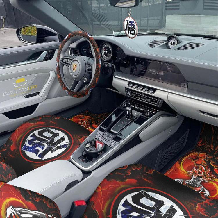 Goku and Shenron Car Mats x Seat Covers