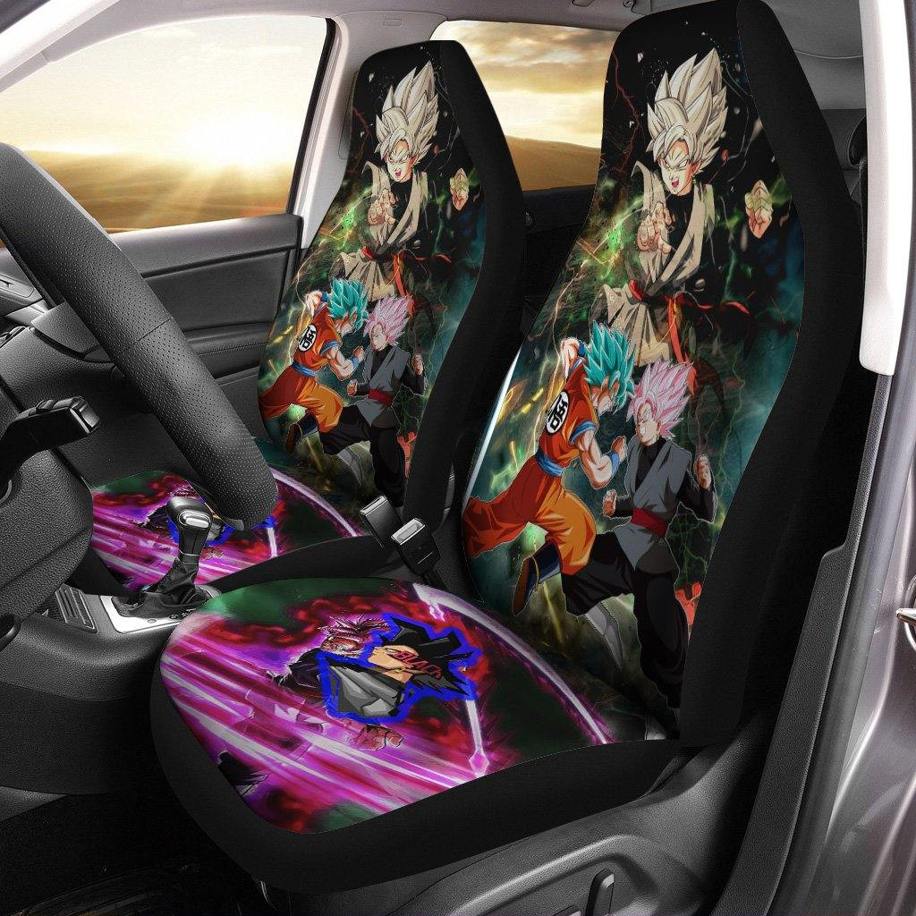 Black Goku Dragon Ball Car Seat Covers