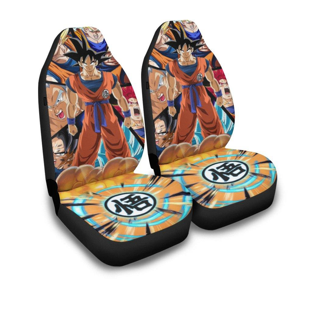 Goku Car Seat Covers Dragon Ball Z Car Accessories Custom Anime