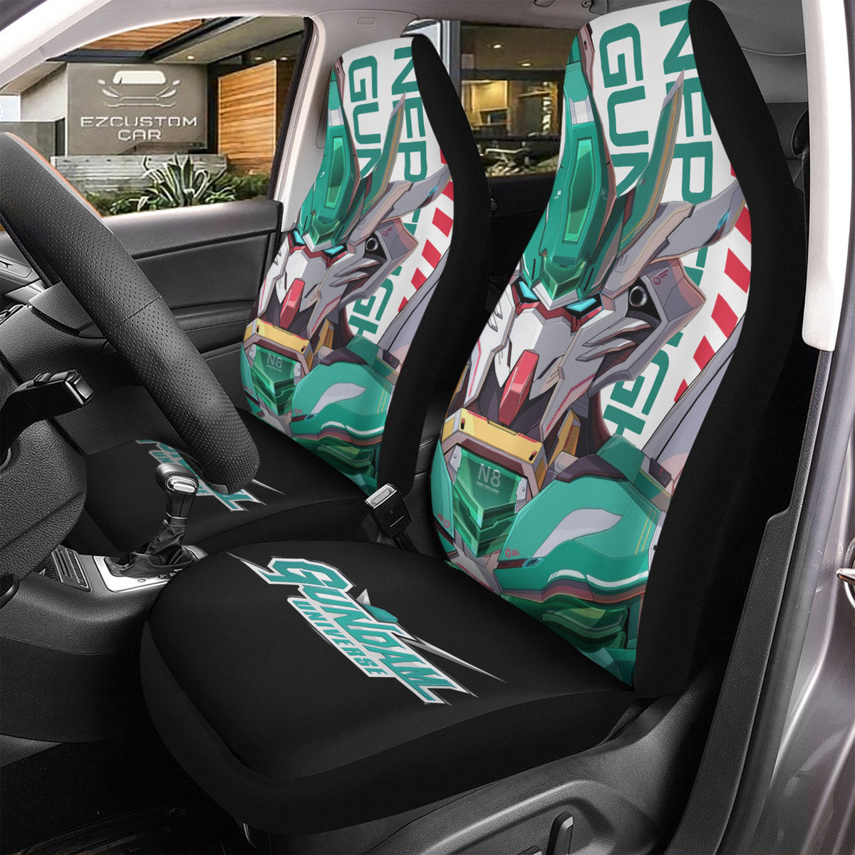 MHF-01DR Car Seat Covers Custom for Gundam Anime Car Decor