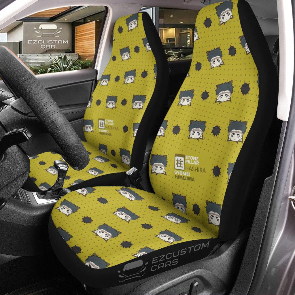 Gyomei Car Seat Covers Demon Slayer
