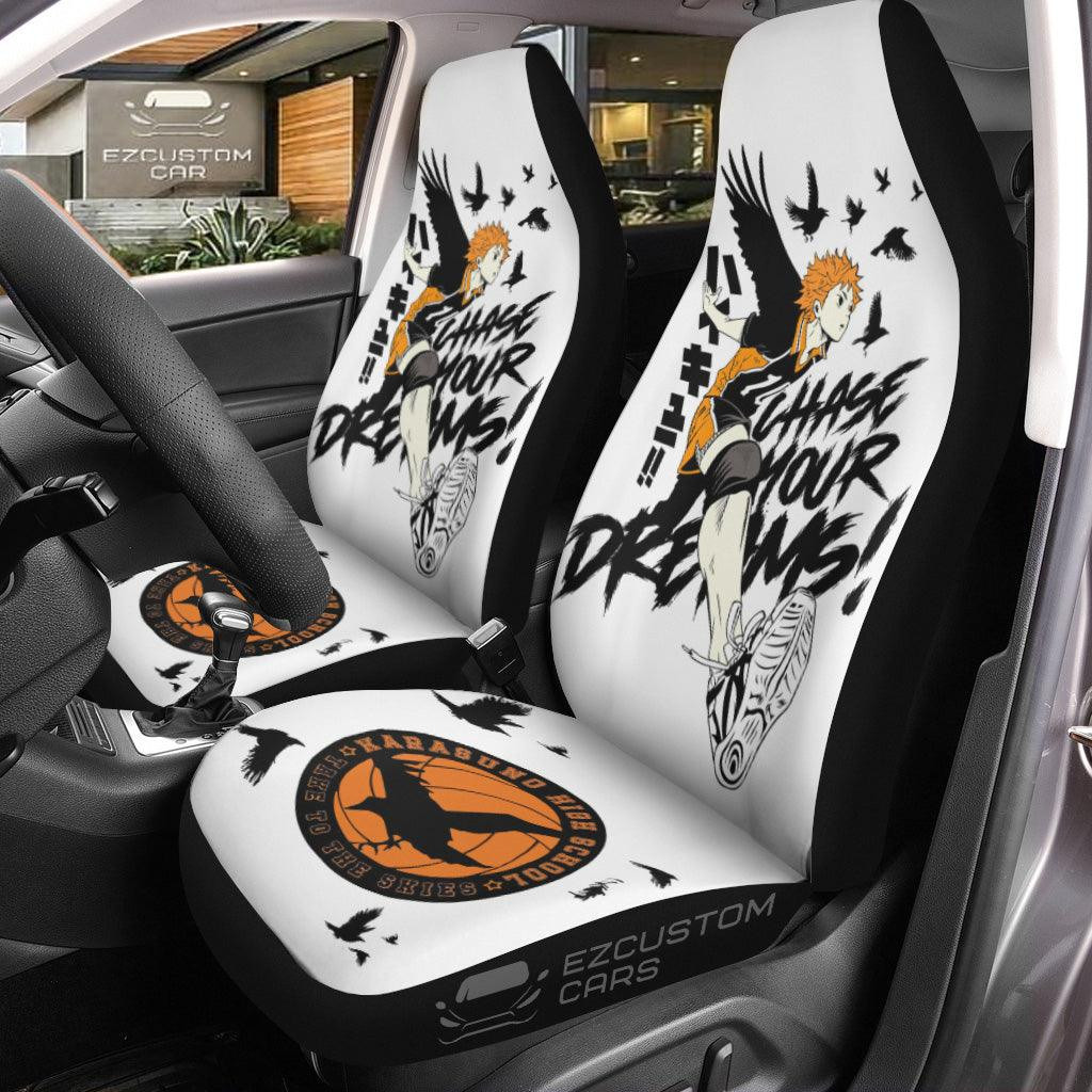 Haikyuu Hinata Car Seat Covers Anime Car Accessories