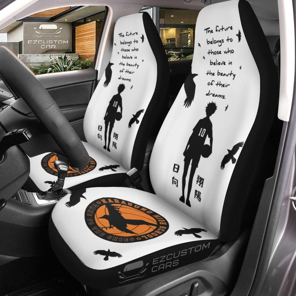 Haikyuu Hinata Car Seat Covers Anime Car Accessories