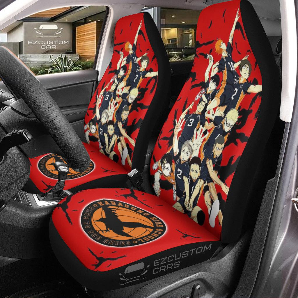 Haikyuu Anime Car Seat Covers Karasuno