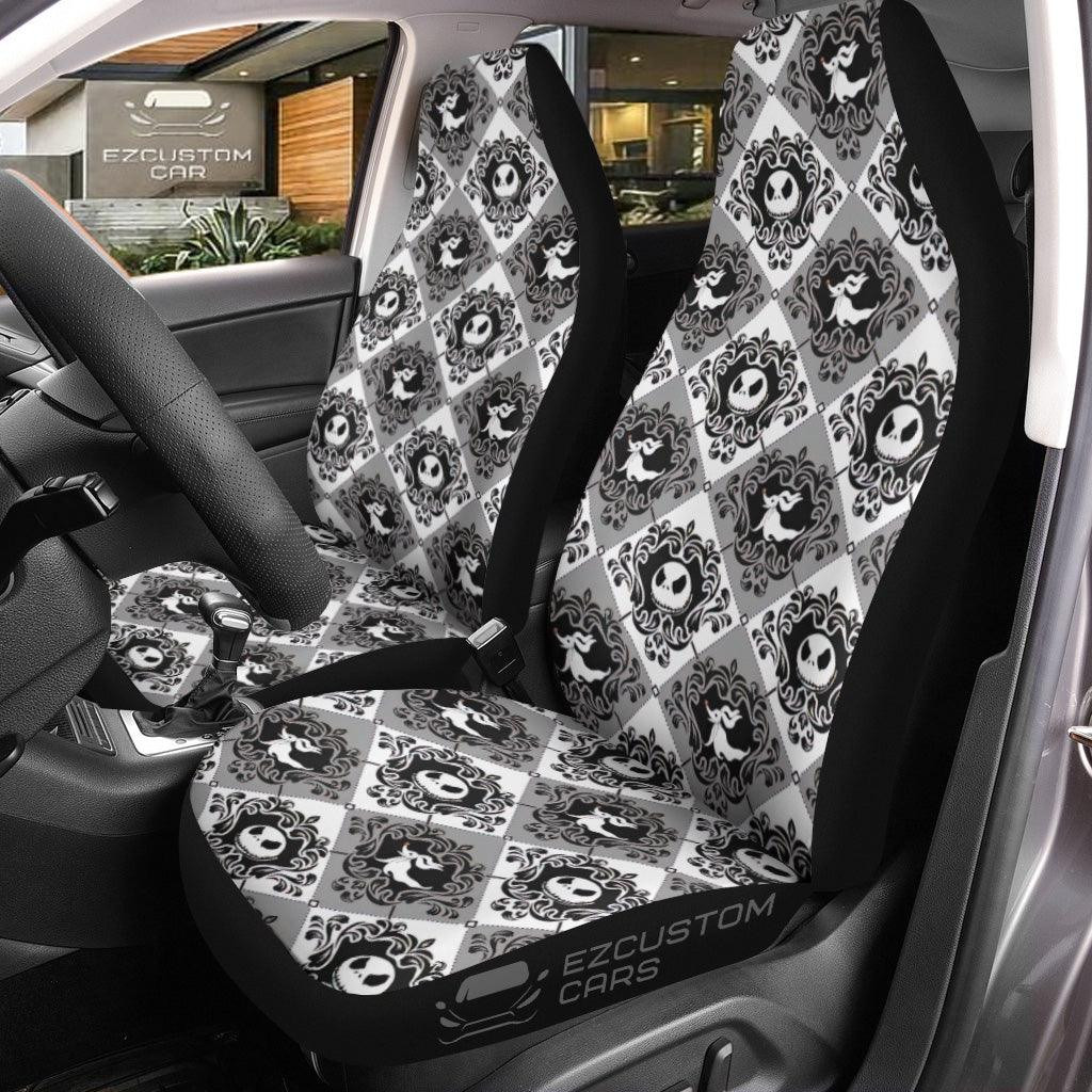 Halloween Car Seat Covers Decor Halloween Jack Sally Pattern