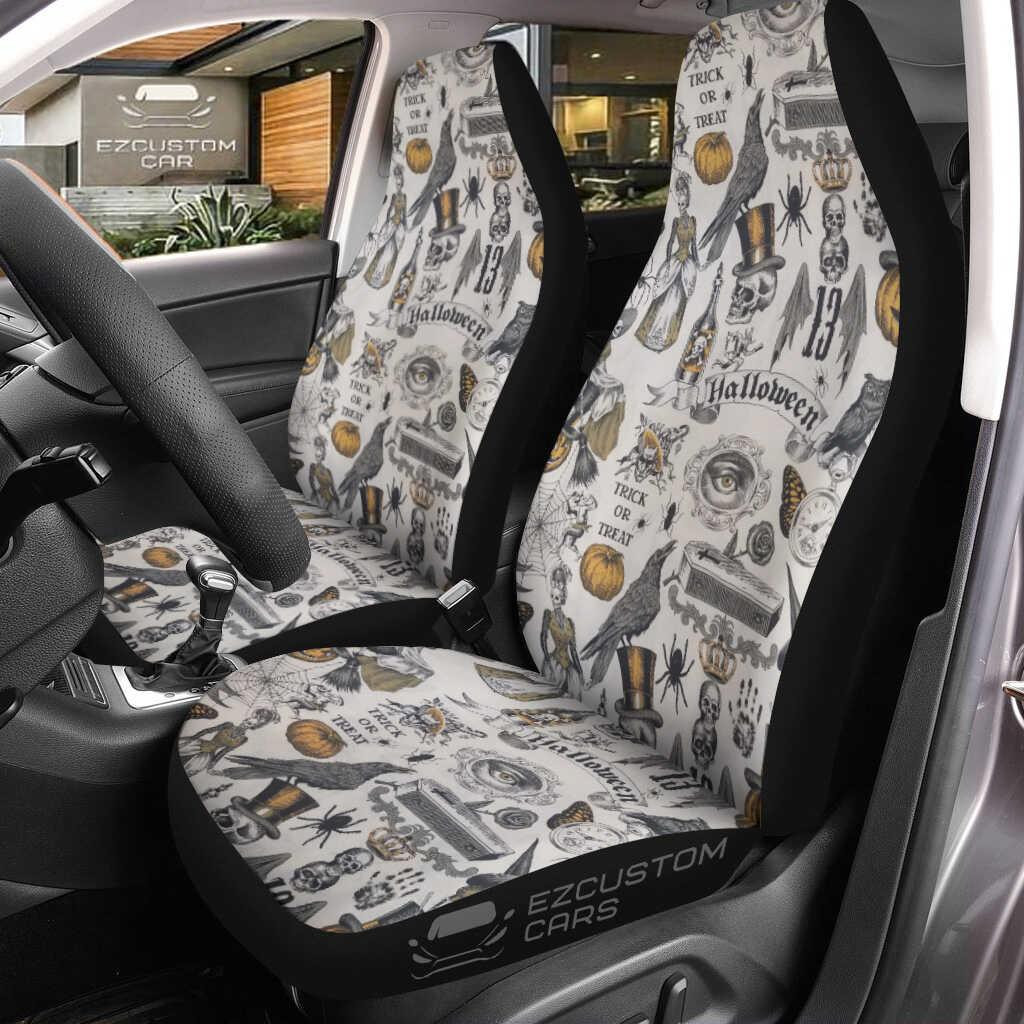 Halloween Car Seat Covers Decor Halloween Trick or Treat