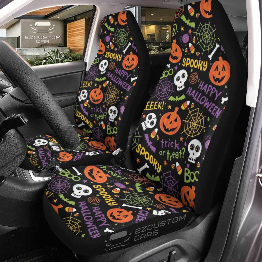 Halloween Car Seat Covers Decor Vintage Halloween