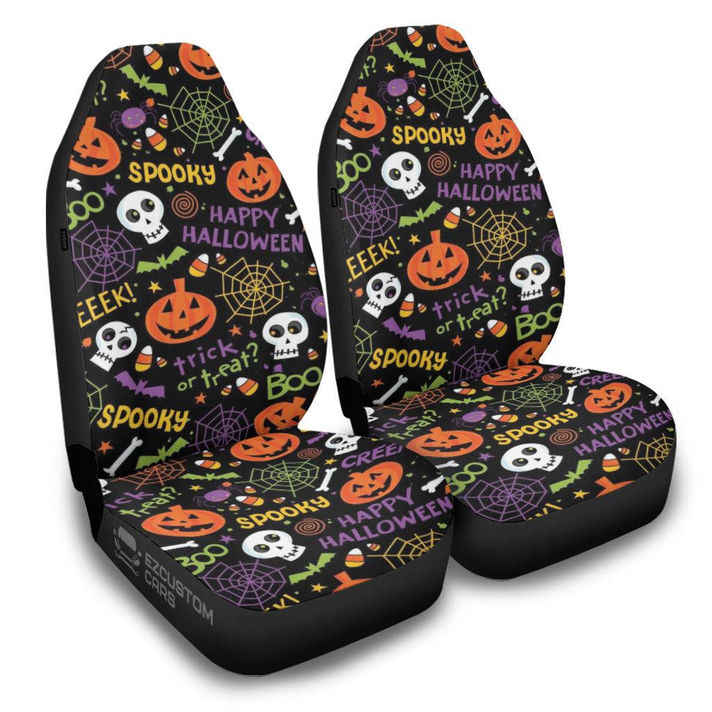 Halloween Car Seat Covers Decor Vintage Halloween