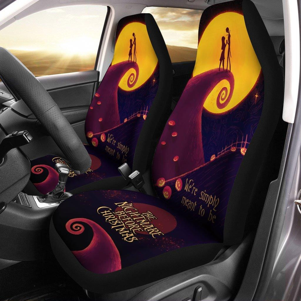 Happy Jack In Moonlight Nightmare Before Christmas Car Seat Covers Happy Jack In Moonlight Nightmare Before Christmas Car Seat Covers