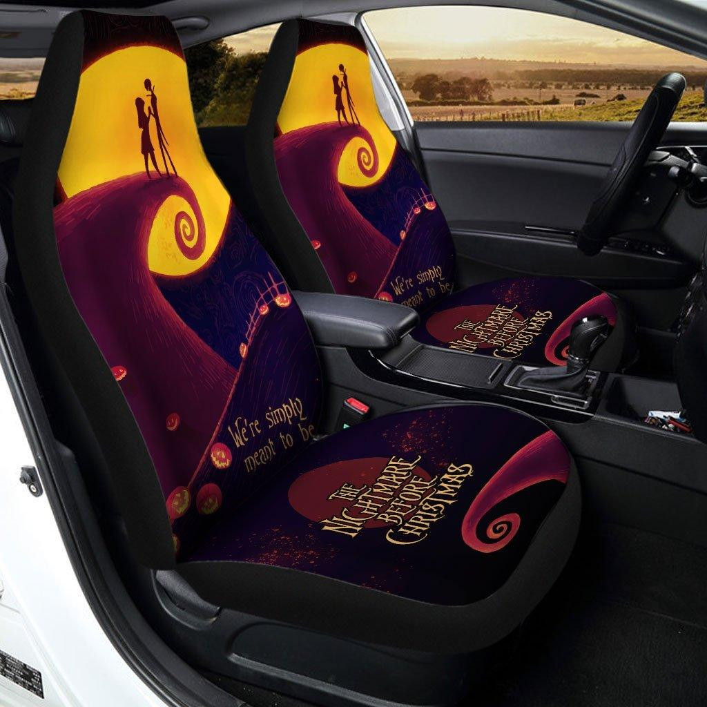 Happy Jack In Moonlight Nightmare Before Christmas Car Seat Covers