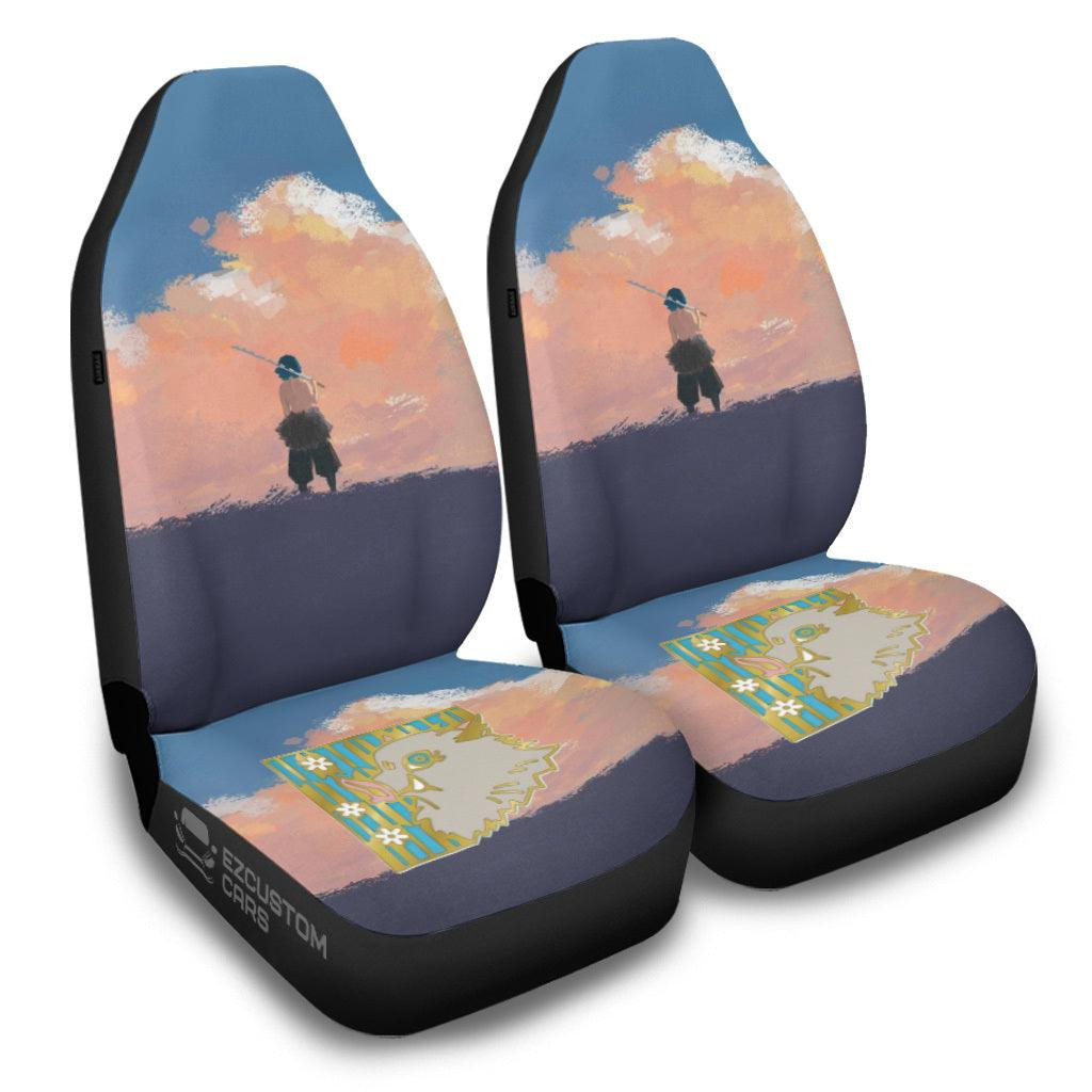 Hashibira Inosuke Demon Slayer Car Seat Covers