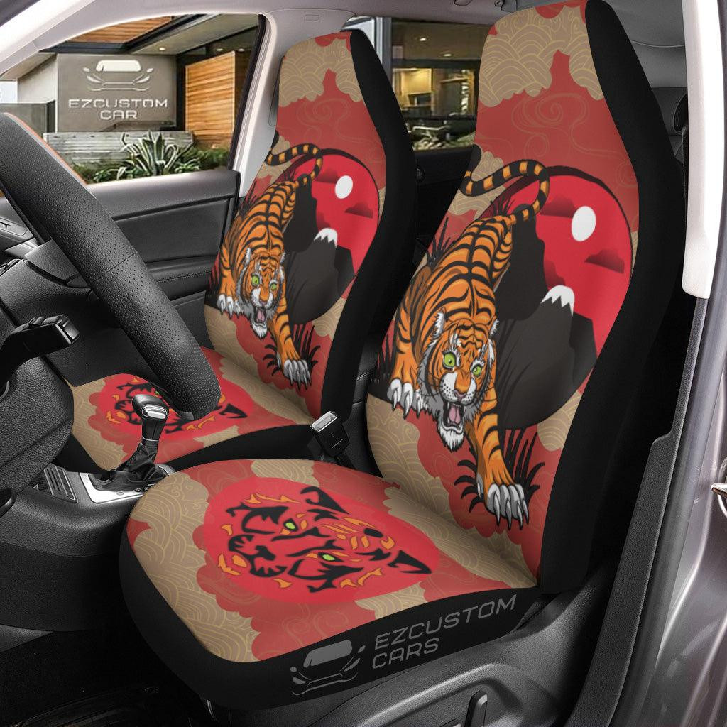 Hidden Tiger Car Seat Covers Custom Tiger Car Accessories