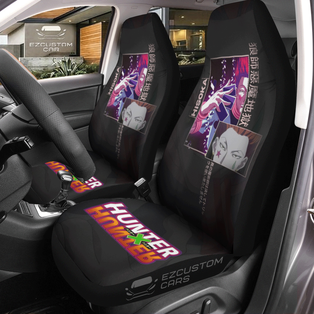 Hisoka Car Seat Covers Custom Hunter x Hunter Anime Car Accessories