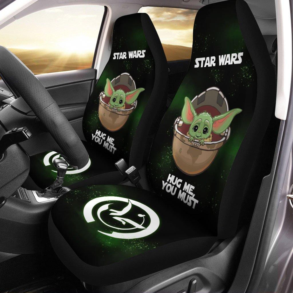 Hug Me You Must Baby Yoda Car Seat Covers Hug Me You Must Baby Yoda Car Seat Covers