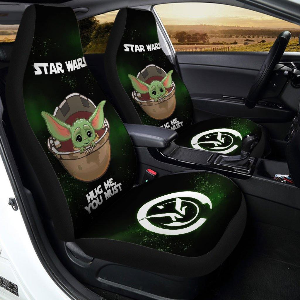 Hug Me You Must Baby Yoda Car Seat Covers