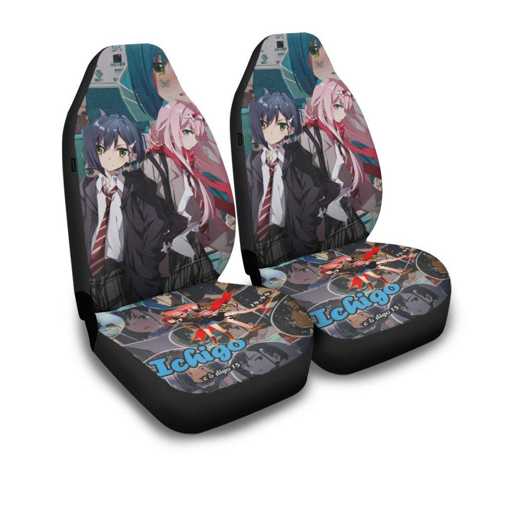 Ichigo Darling In The Franxx Anime Custom Car Seat Covers