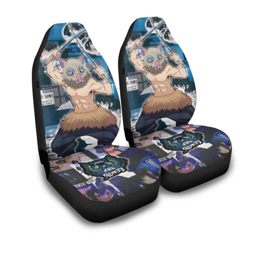 Inosuke Demon Slayer Car Seat Covers