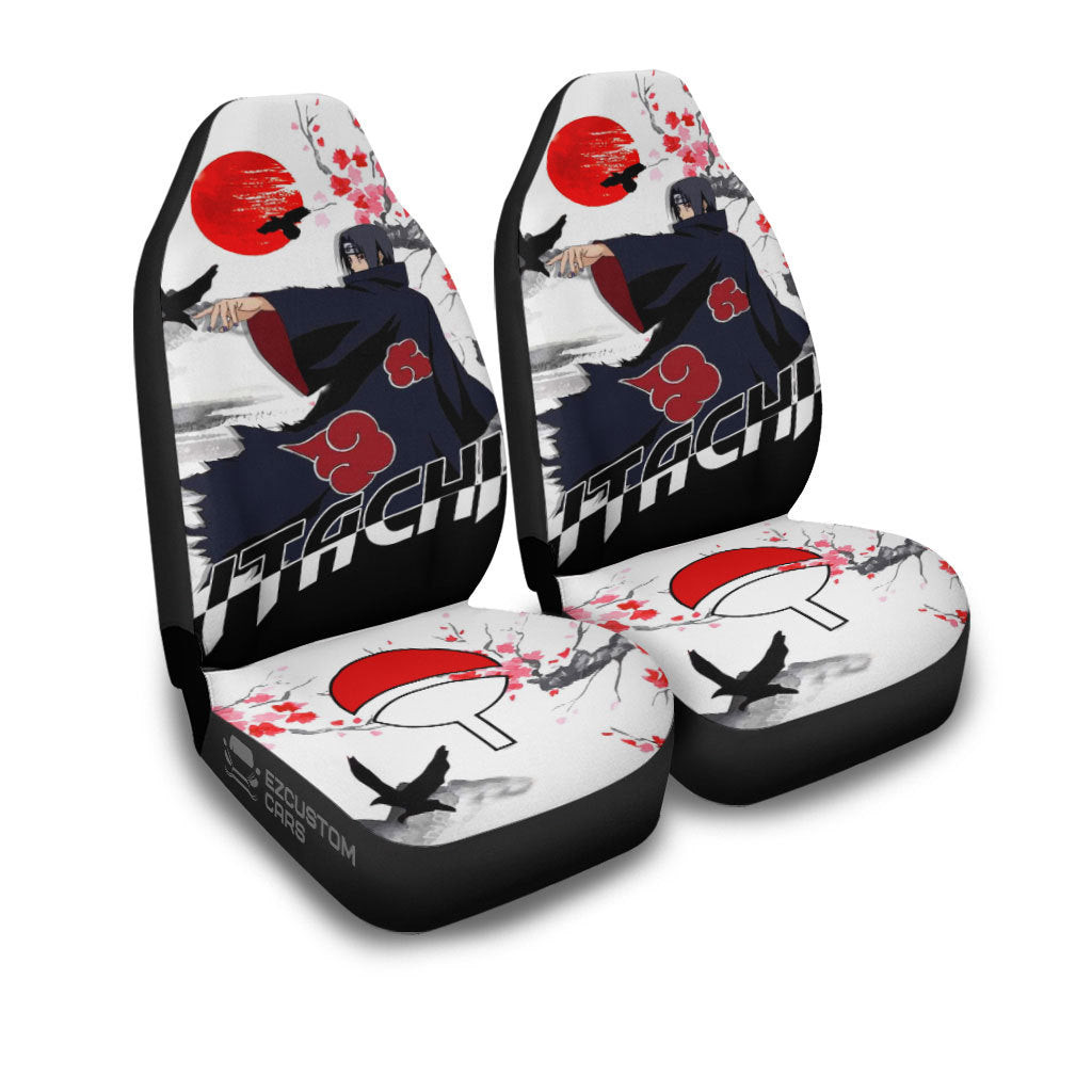 Itachi Akatsuki Car Seat Covers Custom for Naruto Anime Car Decor