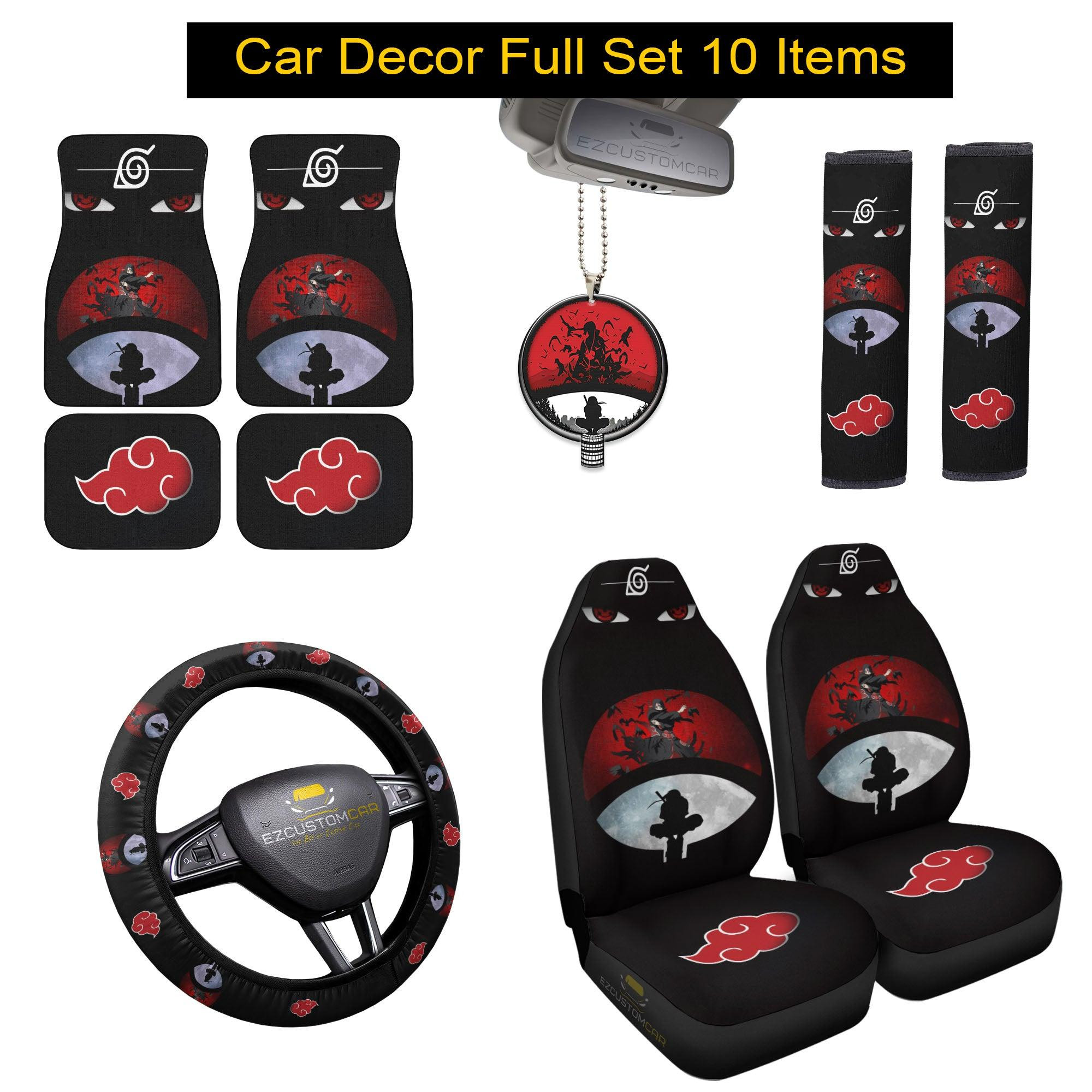 Akatsuki Itachi Car Mats x Seat Covers