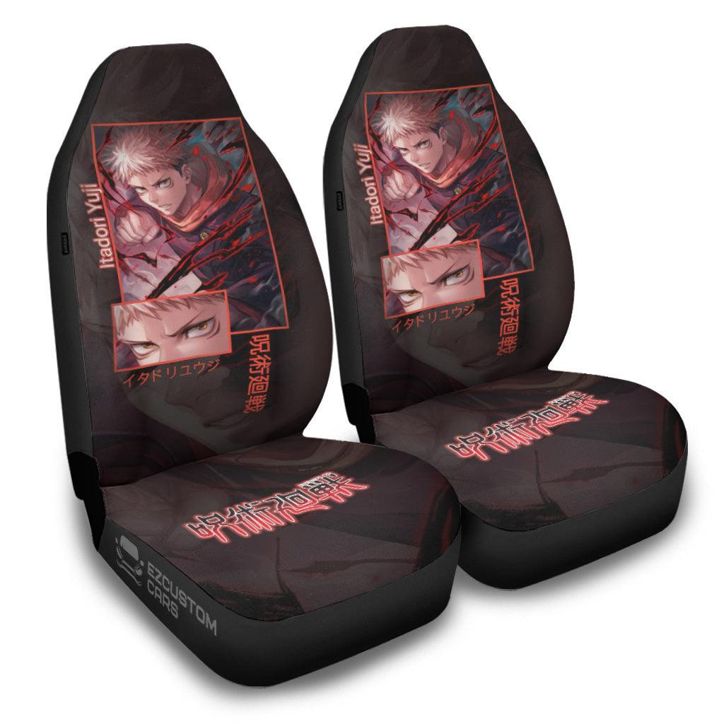 Itado Yuji Car Seat Covers Jujutsu Kaisen
